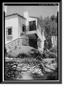 Stoltzfus-Humphries House, 6855 La Valle Plateada, Rancho Santa Fe, San Diego County, CA - 2, Historic Print