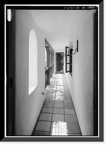Stoltzfus-Humphries House, 6855 La Valle Plateada, Rancho Santa Fe, San Diego County, CA - 11, Antique Poster
