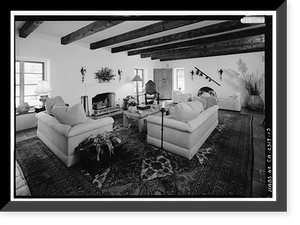 Stoltzfus-Humphries House, 6855 La Valle Plateada, Rancho Santa Fe, San Diego County, CA - 13, Antique Poster