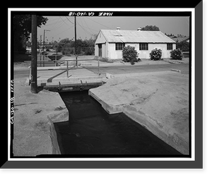 Gage Irrigation Canal, Running from Santa Ana River to Arlington Heights, Riverside, Riverside County, CA - 18, Antique Print