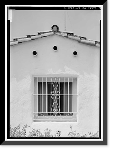 Spurr-Clotfelter Rowhouse, 6112 Paseo Delicias, Rancho Santa Fe, San Diego County, CA - 4, Antique Print