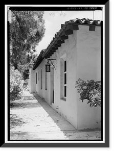 Sidney & Ruth Nelson Rowhouse, 6118 Paseo Delicias, Rancho Santa Fe, San Diego County, CA - 3, Antique Print