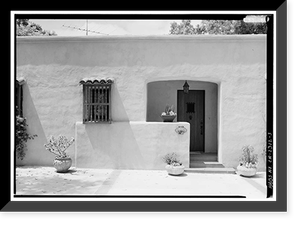 Baker-Megrew Rowhouse, 6122 Paseo Delicias, Rancho Santa Fe, San Diego County, CA - 3, Historic Reproduction