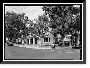 Rancho Santa Fe School (Second), 6024 Paseo Delicias, Rancho Santa Fe, San Diego County, CA, Vintage Poster