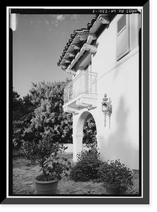 Samuel Bingham House, 6427 La Valle Plateada, Rancho Santa Fe, San Diego County, CA - 3, Vintage Wall Art