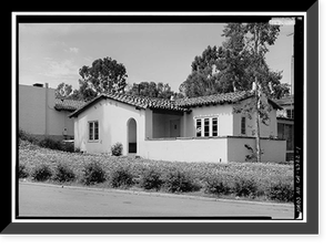 House, La Granada & Via de Santa Fe, Rancho Santa Fe, San Diego County, CA, Antique Wall Art