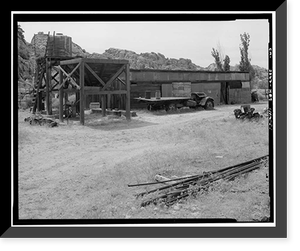 Desert Queen Ranch, Machine Shop, Twentynine Palms vicinity, San Bernardino County, CA - 7, Antique Poster
