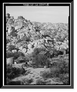 Desert Queen Ranch, Twentynine Palms vicinity, San Bernardino County, CA - 8, Vintage Print