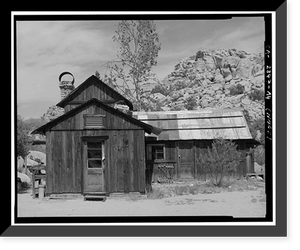 Desert Queen Ranch, Keys Ranch House, Twentynine Palms vicinity, San Bernardino County, CA - 4, Vintage Print