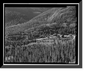 Historic Framed Print, St. Elmo Historic District, Saint Elmo (historical), Chaffee County, CO - 2,  17-7/8" x 21-7/8"