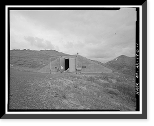 Nike Hercules Missile Battery Summit Site, High Explosives Magazine, Anchorage, Anchorage, AK, Historic Print