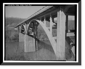 Buffalo River Bridge, Spanning Buffalo River on U.S. Highway 65, Marshall vicinity, Searcy County, AR - 6 Classic, Vintage Print