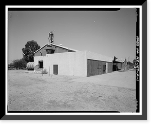 Tucson Plant Material Center, Machinery Shed, 3241 North Romero Road, Tucson, Pima County, AZ, Antique Print