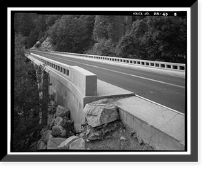 Cascade Creek Bridge, Spanning Cascade Creek on New Big Oak Flat Road, Yosemite Village, Mariposa County, CA - 8, Antique Wall Art