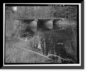 Antique Architecture - Yosemite Village, California - El Capitan Bridge