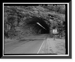 Wawona Tunnel, Wawona Road through Turtleback Dome, Yosemite Village, Mariposa County, CA - 12, Vintage Poster