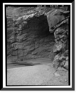 Wawona Tunnel, Wawona Road through Turtleback Dome, Yosemite Village, Mariposa County, CA - 13, Vintage Poster
