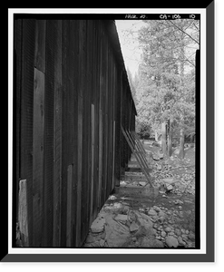 Wawona Covered Bridge, Spanning South Fork Merced River on service road, Wawona, Mariposa County, CA - 10, Vintage Poster