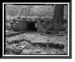 Bridalveil Fall Culverts, Spanning small watercourses on Southside Drive, Yosemite Village, Mariposa County, CA - 3, Vintage Print