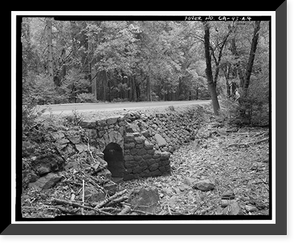 Bridalveil Fall Culverts, Spanning small watercourses on Southside Drive, Yosemite Village, Mariposa County, CA - 4, Antique Print