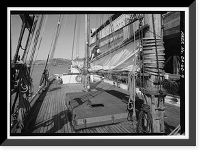 Scow Schooner ALMA, Hyde Street Pier, San Francisco, San Francisco County, CA - 9, Antique Poster