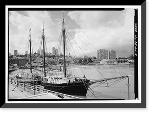 Schooner C.A. THAYER, Hyde Street Pier, San Francisco, San Francisco County, CA - 3, Antique Poster