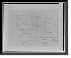 Historic Framed Print, Santa Ana River Hydroelectric System, Redlands vicinity, San Bernardino County, CA - 5,  17-7/8" x 21-7/8"