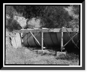Santa Ana River Hydroelectric System, Flumes & Tunnels below Sandbox, Redlands vicinity, San Bernardino County, CA - 4, Historic Reproduction