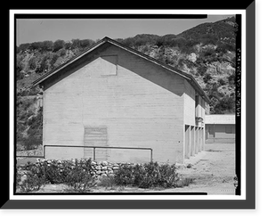 Santa Ana River Hydroelectric System, SAR-1 Stable, Redlands vicinity, San Bernardino County, CA - 3, Historic Print