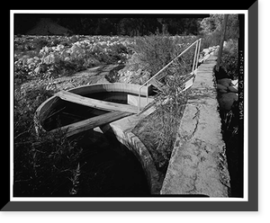 Santa Ana River Hydroelectric System, Sandbox, SAR-1 Bypass, Redlands vicinity, San Bernardino County, CA, Historic Reproduction