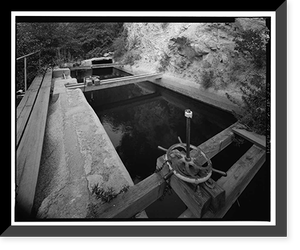 Santa Ana River Hydroelectric System, Sandbox, SAR-3 Flowline, Redlands vicinity, San Bernardino County, CA - 4, Historic Print