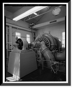 Santa Ana River Hydroelectric System, SAR-3 Powerhouse, San Bernardino National Forest, Redlands vicinity, San Bernardino County, CA - 11, Vintage Wall Art