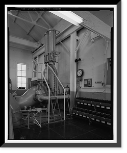 Santa Ana River Hydroelectric System, SAR-3 Powerhouse, San Bernardino National Forest, Redlands vicinity, San Bernardino County, CA - 12, Antique Wall Art