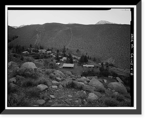 Bishop Creek Hydroelectric System, Plant 4, Bishop Creek, Bishop vicinity, Inyo County, CA - 8, Antique Print