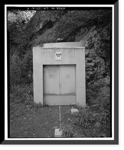 Salinas River Project, Cuesta Tunnel, Southeast of U.S. 101, San Luis Obispo vicinity, San Luis Obispo County, CA - 9, Vintage Print