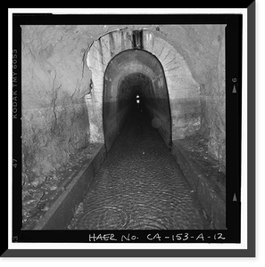Salinas River Project, Cuesta Tunnel, Southeast of U.S. 101, San Luis Obispo vicinity, San Luis Obispo County, CA - 12, Vintage Wall Art