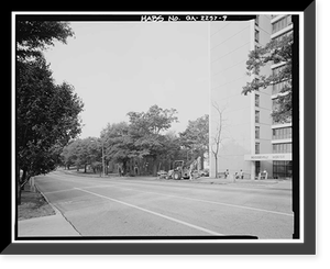 Historic Framed Print, Techwood Homes (Public Housing), Bounded by North Avenue, Parker Street, William St, Atlanta, Fulton County, GA - 9,  17-7/8" x 21-7/8"