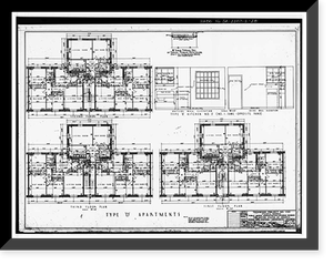 Techwood Homes, Building No. 3, 559 Techwood Drive & 129-135 Merrit Avenue, Atlanta, Fulton County, GA - 28, Antique Wall Art