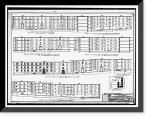 Techwood Homes, Building No. 3, 559 Techwood Drive & 129-135 Merrit Avenue, Atlanta, Fulton County, GA - 29, Vintage Poster