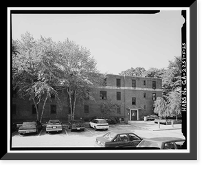 Techwood Homes, McDaniel Dormitory, 581-587 Techwood Drive, Atlanta, Fulton County, GA - 25, Vintage Poster