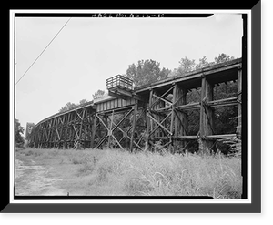 Gulf, Mobile & Ohio Railroad Bridge, Spans Black Warrior River between Northport & Tusc, Tuscaloosa, Tuscaloosa County, AL - 10, Antique Print