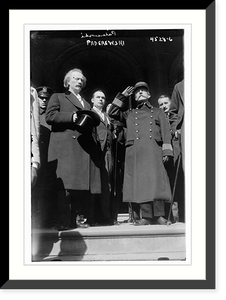 Historic Framed Print, Paderewski & Polish Comm'n - 6,  17-7/8" x 21-7/8"