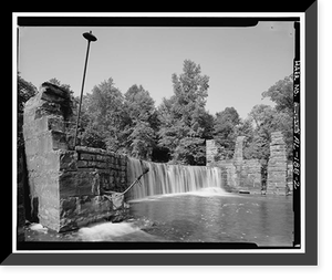 Boshell's Mill, Saw Mill, Bank of Lost Creek at State Route 124, South of U., Townley, Walker County, AL - 2, Antique Poster