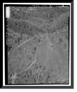 Historic Framed Print, Slosss Red Ore Mine No. 2, Red Mountain, Birmingham vicinity, Jefferson County, AL - 2,  17-7/8" x 21-7/8"