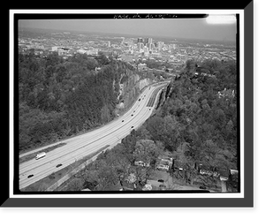 Red Mountain Cut National Natural Landmark, U.S. 280 at Red Mountain, Birmingham, Jefferson County, AL - 2, Historic Print