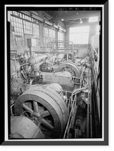 Pullman Standard Company Plant, Power House, 401 North Twenty-fourth Street, Bessemer, Jefferson County, AL, Antique Wall Art