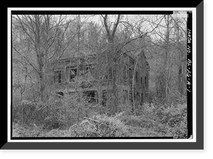 Historic Framed Print, Sloss Red Ore Mine No. 2, Hoist House, Birmingham vicinity, Jefferson County, AL,  17-7/8" x 21-7/8"