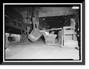 U.S. Steel, Fairfield Works, Q-Bop Furnace, North of Valley Road & West of Ensley, Pleasant Gr, Fairfield, Jefferson County, AL - 6 Classic, Historic Print
