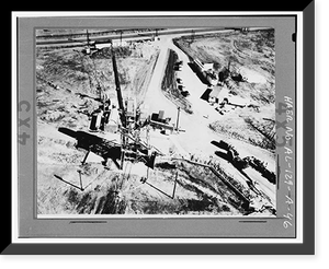 Marshall Space Flight Center, Redstone Rocket (Missile) Test Stand, Dodd Road, Huntsville vicinity, Madison County, AL - 46, Antique Print