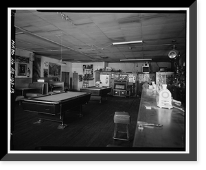 Historic Framed Print, Petrified Log Station, 503 Apache Drive, Holbrook, Navajo County, AZ - 13,  17-7/8" x 21-7/8"